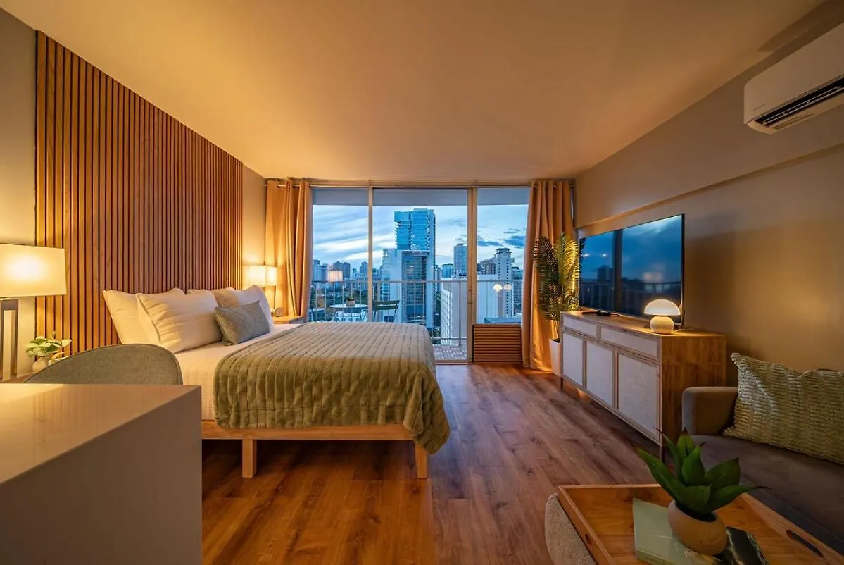 Apartamento Luxury Waikiki Condo With Retro Charm & Free Parking Honolulu